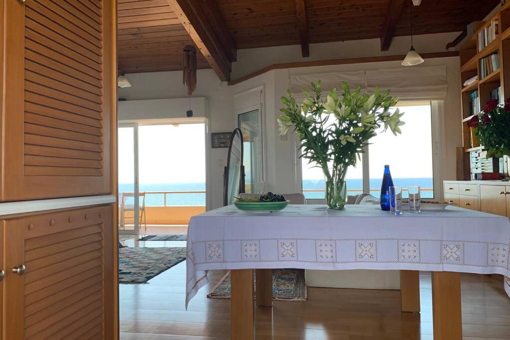 360º Suite With Endless Views To The Ionian Sea มิทิคาส ภายนอก รูปภาพ
